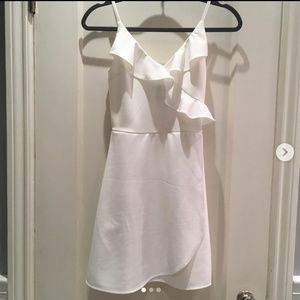 Mini White Aqua Dress